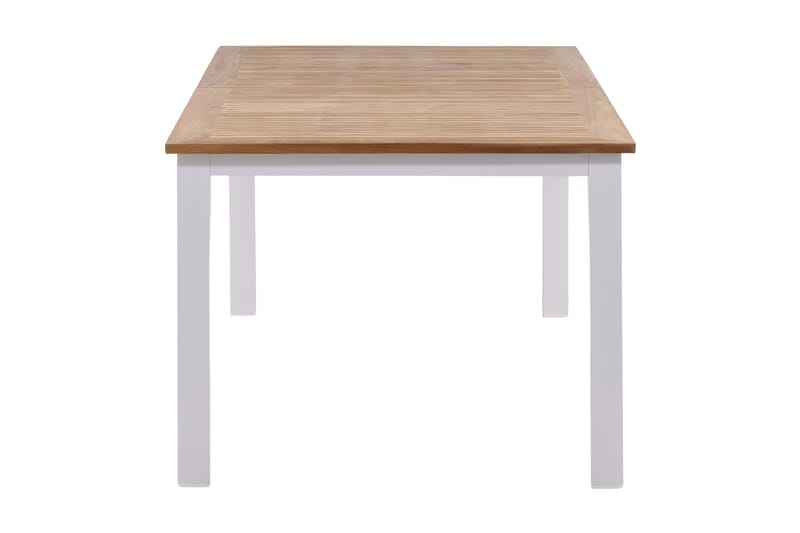 Ruokapöytä Panama Jatkettava 224x324 cm Tiikki - Tiikki/Valkoinen - Puutarhakalusteet - Terassipöydät - Ruokapöytä terassille