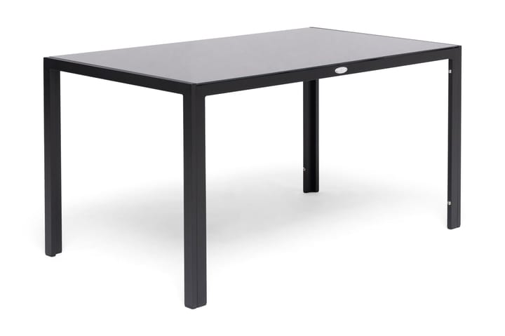 Sivupöytä Hillerstorp 140 cm - Lasi/Musta - Ruokapöytä terassille