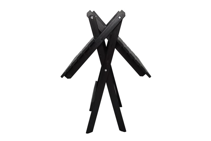 Taittopöytä Edilma 65 cm - Kahvimusta - Puutarhakalusteet - Terassipöydät - Ruokapöytä terassille