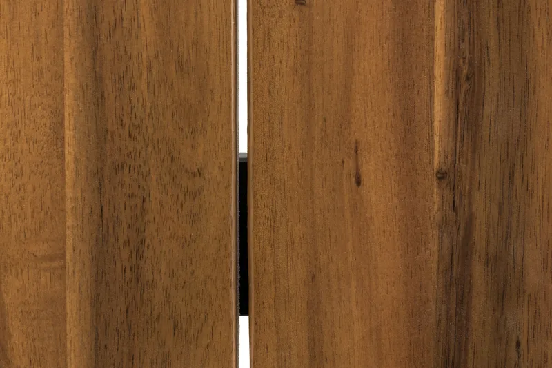 Trio Ruokapöytä 200x100cm - Akaasia/Musta - Puutarhakalusteet - Terassipöydät - Ruokapöytä terassille