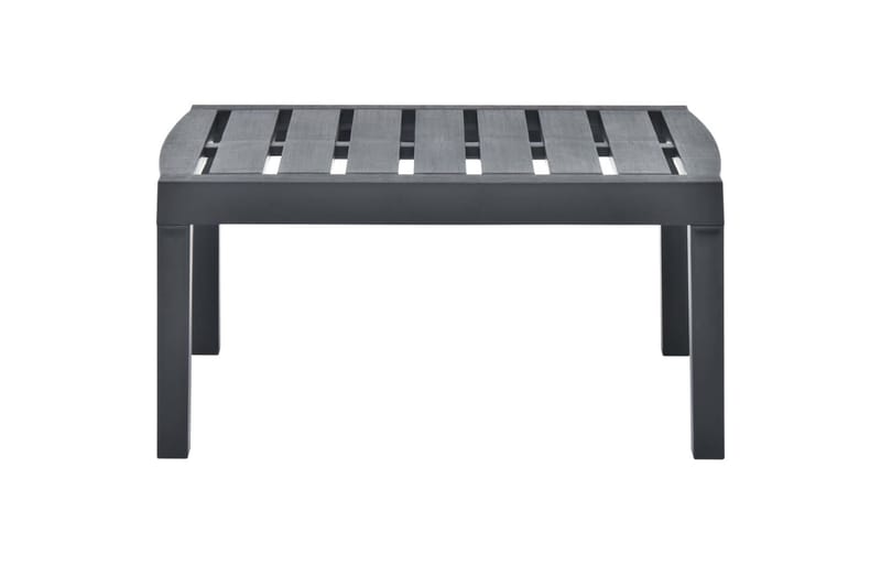 Ulkopöytä antrasiitti 78x55x38 cm muovi - Antrasiitti - Puutarhakalusteet - Terassipöydät - Ruokapöytä terassille