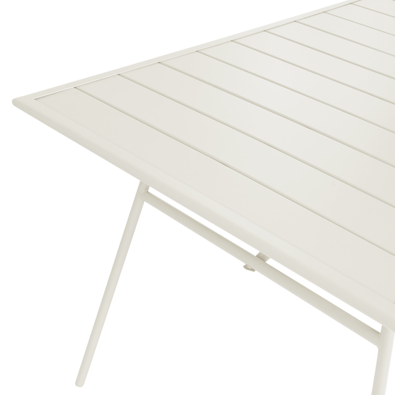 Ruokapöytä Terenzo 160 cm - Vaalea beige - Puutarhakalusteet - Terassipöydät - Ruokapöytä terassille