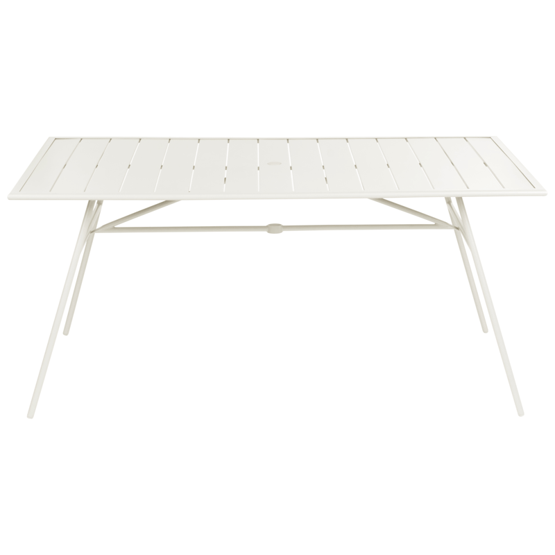Ruokapöytä Terenzo 160 cm - Vaalea beige - Puutarhakalusteet - Terassipöydät - Ruokapöytä terassille