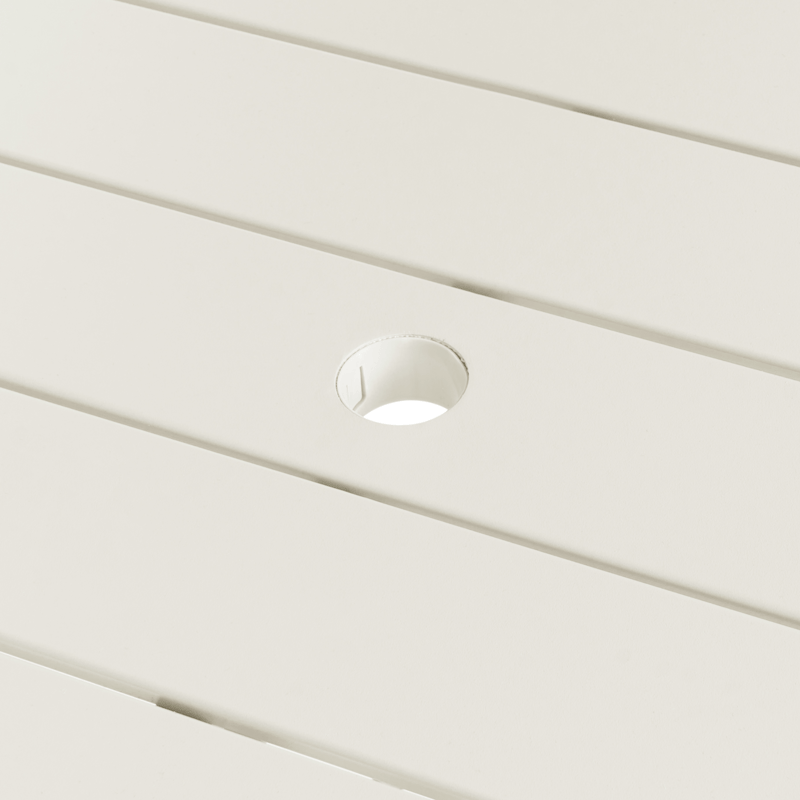 Ruokapöytä Terenzo 160 cm - Vaalea beige - Puutarhakalusteet - Terassipöydät - Ruokapöytä terassille