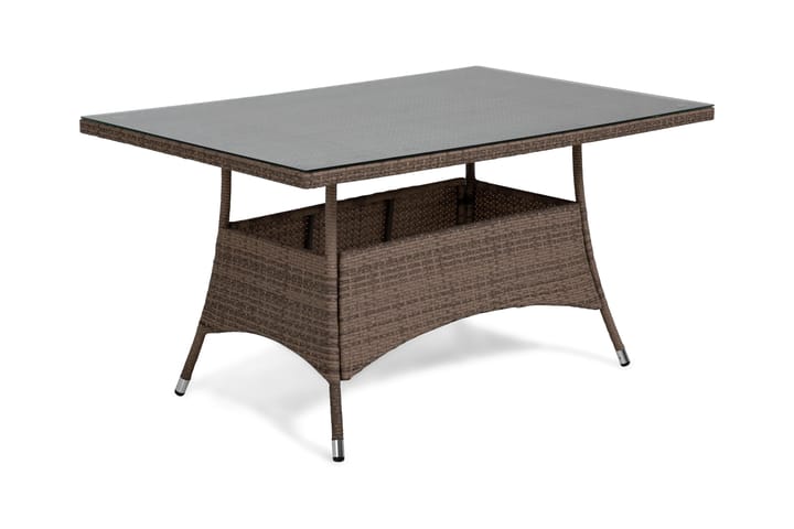 Ruokapöytä Thor 140x90 cm - Hiekka - Ruokapöytä terassille