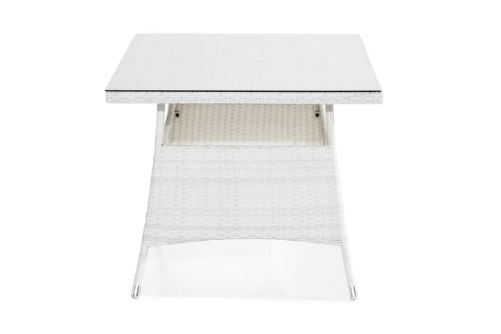 Ruokapöytä Thor 140x90 cm - Valkoinen - Ruokapöytä terassille