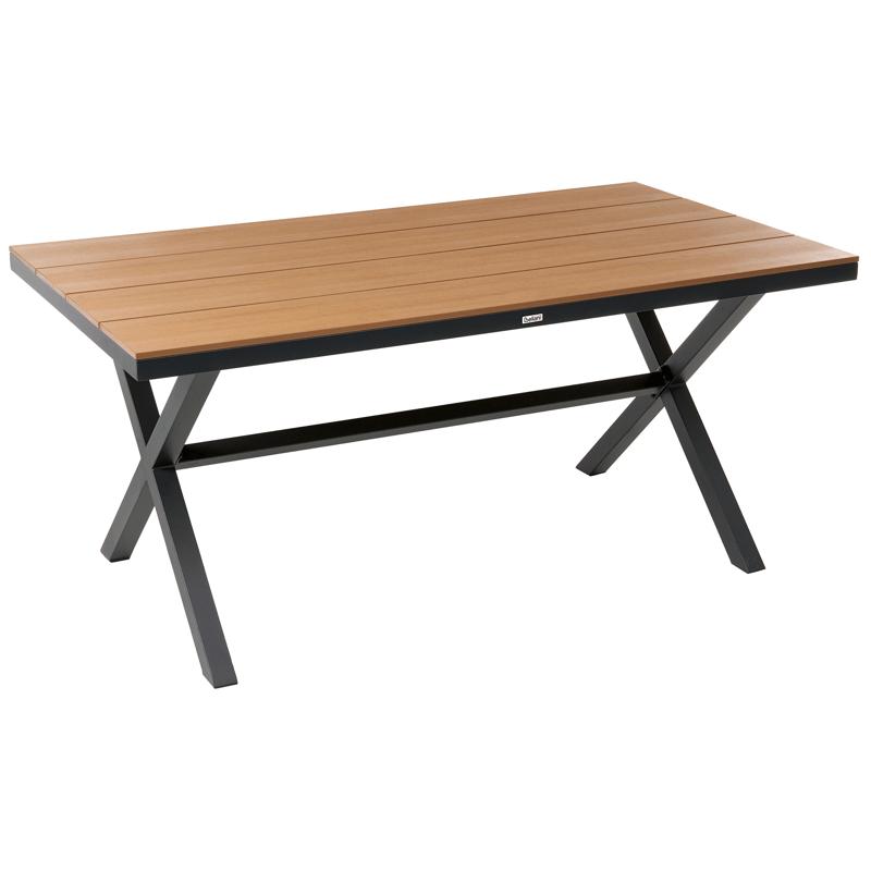 Ruokapöytä Tiano 160 cm, Ruskea