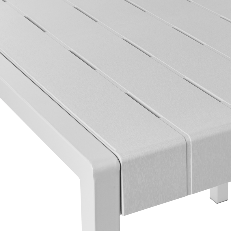 Ruokapöytä ulos Bartica 81x84 cm - Harmaa - Puutarhakalusteet - Terassipöydät - Ruokapöytä terassille