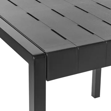 Ruokapöytä ulos Bartica 84x154 cm - Musta - Puutarhakalusteet - Terassipöydät - Ruokapöytä terassille