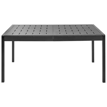 Ruokapöytä ulos Bartica 84x154 cm - Musta - Puutarhakalusteet - Terassipöydät - Ruokapöytä terassille