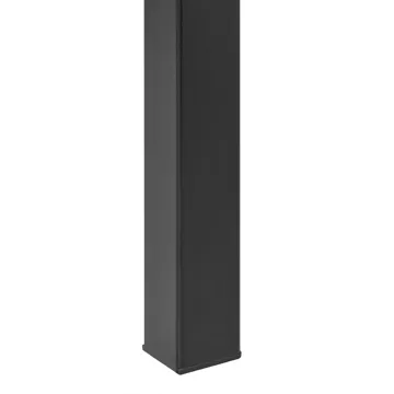 Ruokapöytä ulos Bartica 84x154 cm - Musta - Puutarhakalusteet - Terassipöydät - Ruokapöytä terassille