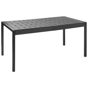 Ruokapöytä ulos Bartica 84x154 cm - Musta - Puutarhakalusteet - Terassipöydät - Ruokapöytä terassille