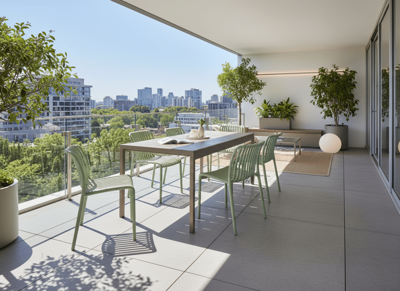 Ruokapöytä ulos Bartica 84x154 cm - Ruskea - Puutarhakalusteet - Terassipöydät - Ruokapöytä terassille