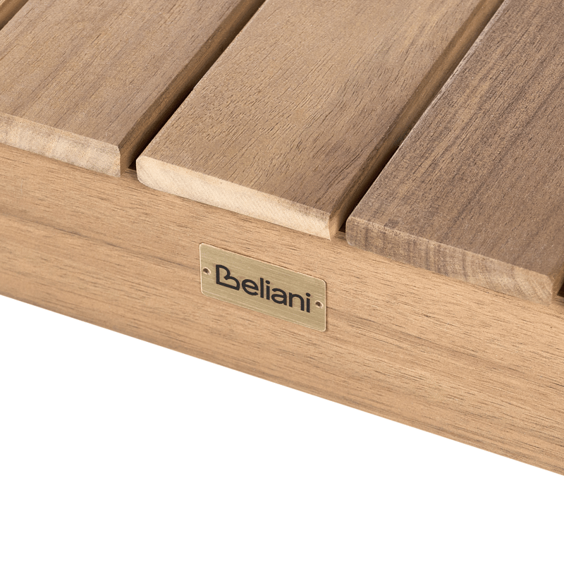 Ruokapöytä ulos Chioggia 90x180 cm akaasiapuu - Ruskea - Puutarhakalusteet - Terassipöydät - Ruokapöytä terassille