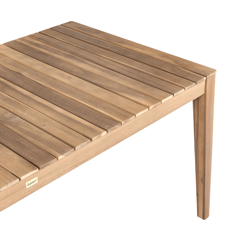 Ruokapöytä ulos Chioggia 90x180 cm akaasiapuu - Ruskea - Puutarhakalusteet - Terassipöydät - Ruokapöytä terassille