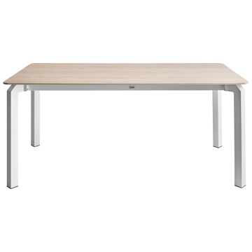 Ruokapöytä ulos Feletto 180 cm 90 cm Kivi - Beige/valkoinen - Puutarhakalusteet - Terassipöydät - Ruokapöytä terassille