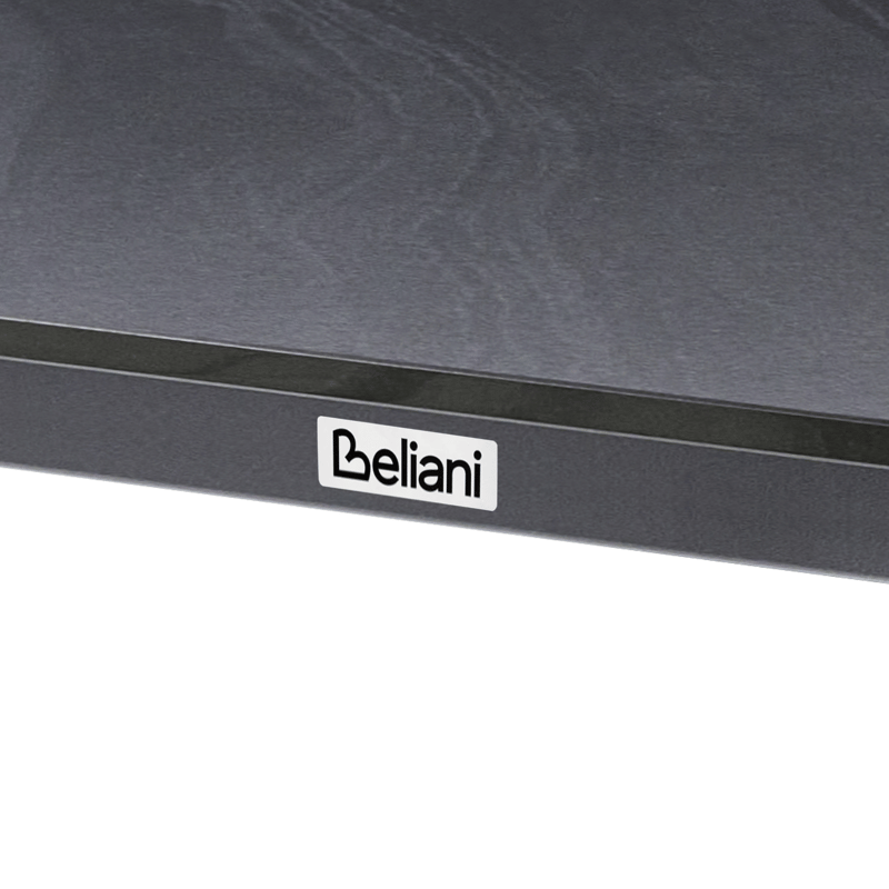 Ruokapöytä ulos Feletto 90x180 cm Kivi - Musta - Puutarhakalusteet - Terassipöydät - Ruokapöytä terassille