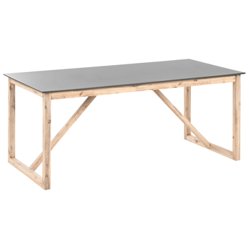 Ruokapöytä ulos Notteri 90x180 cm Betoni - Harmaa/ruskea - Puutarhakalusteet - Terassipöydät - Ruokapöytä terassille