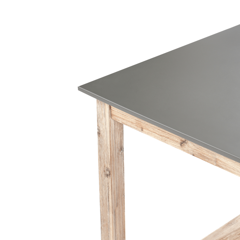 Ruokapöytä ulos Notteri 90x180 cm Betoni - Harmaa/ruskea - Puutarhakalusteet - Terassipöydät - Ruokapöytä terassille