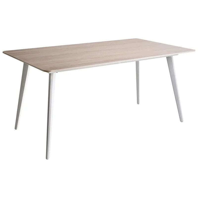 Ruokapöytä ulos Rodallo 90x160 cm Kivi, Beige/valkoinen