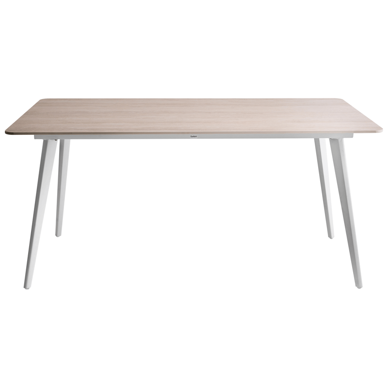 Ruokapöytä ulos Rodallo 90x160 cm Kivi - Beige/valkoinen - Puutarhakalusteet - Terassipöydät - Ruokapöytä terassille