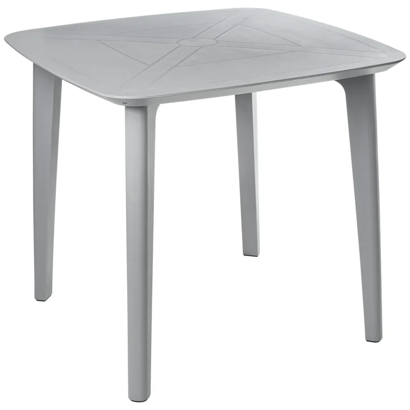 Ruokapöytä ulos Sorico 86 cm 86 cm, Harmaa