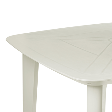 Ruokapöytä ulos Sorico 86x86 cm - Beige - Puutarhakalusteet - Terassipöydät - Ruokapöytä terassille