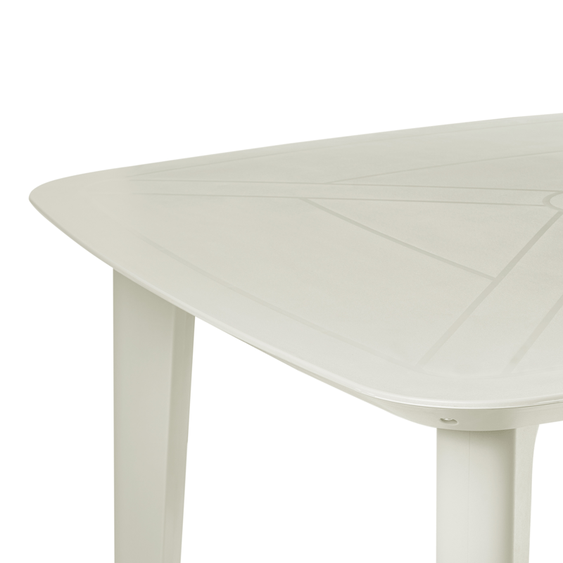 Ruokapöytä ulos Sorico 86x86 cm - Beige - Puutarhakalusteet - Terassipöydät - Ruokapöytä terassille