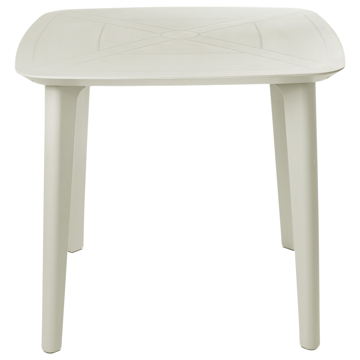 Ruokapöytä ulos Sorico 86x86 cm - Beige - Puutarhakalusteet - Terassipöydät - Ruokapöytä terassille