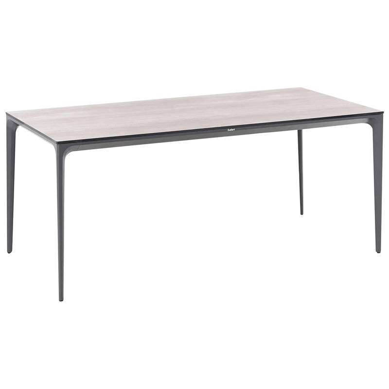 Ruokapöytä ulos Sovareto 180 cm puujäljitelmä - Harmaa - Puutarhakalusteet - Terassipöydät - Ruokapöytä terassille