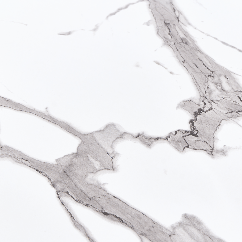 Ruokapöytä ulos Sovareto 90x180 cm marmorieffekti - Valkoinen/harmaa - Puutarhakalusteet - Terassipöydät - Ruokapöytä terassille