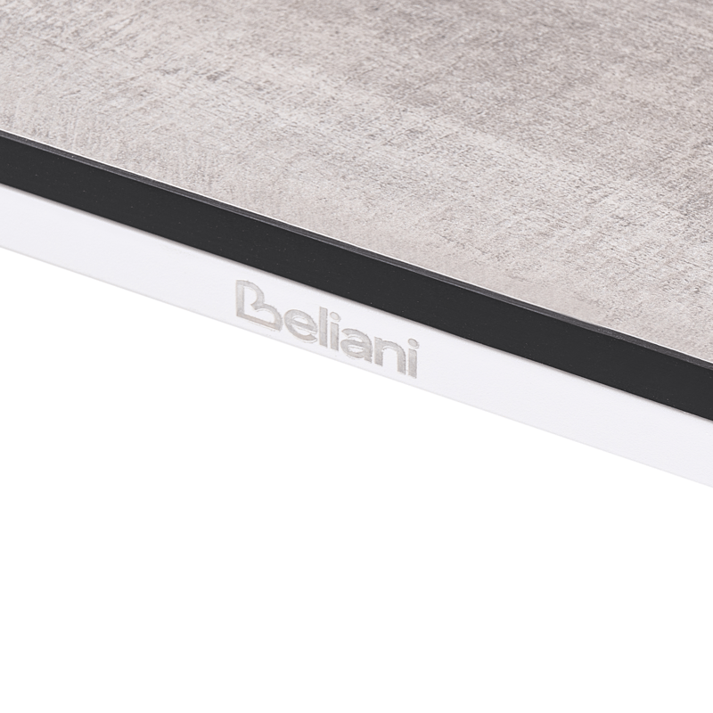 Ruokapöytä ulos Sovareto 90x180 cm puujäljitelmä - Harmaa/Valkoinen - Puutarhakalusteet - Terassipöydät - Ruokapöytä terassille