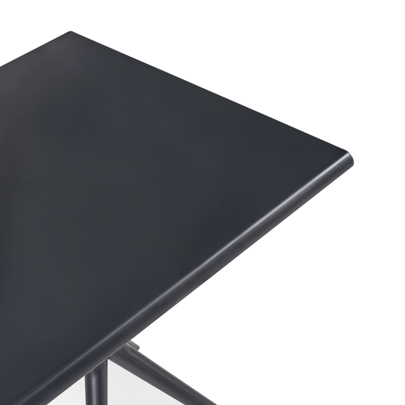 Ruokapöytä ulos Piave 70x70 cm - Musta - Puutarhakalusteet - Terassipöydät - Ruokapöytä terassille