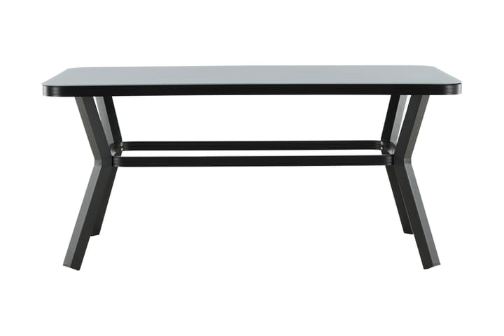 Ruokapöytä Virya 160 cm Musta/Harmaa - Venture Home - Ruokapöytä terassille