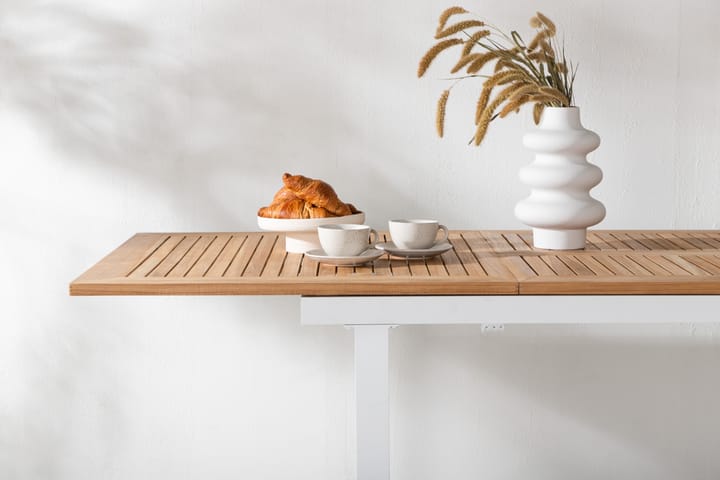 Ruokapöytä Panama Jatkettava 160-240 cm Ruskea/Valkoinen - Venture Home - Ruokapöytä terassille
