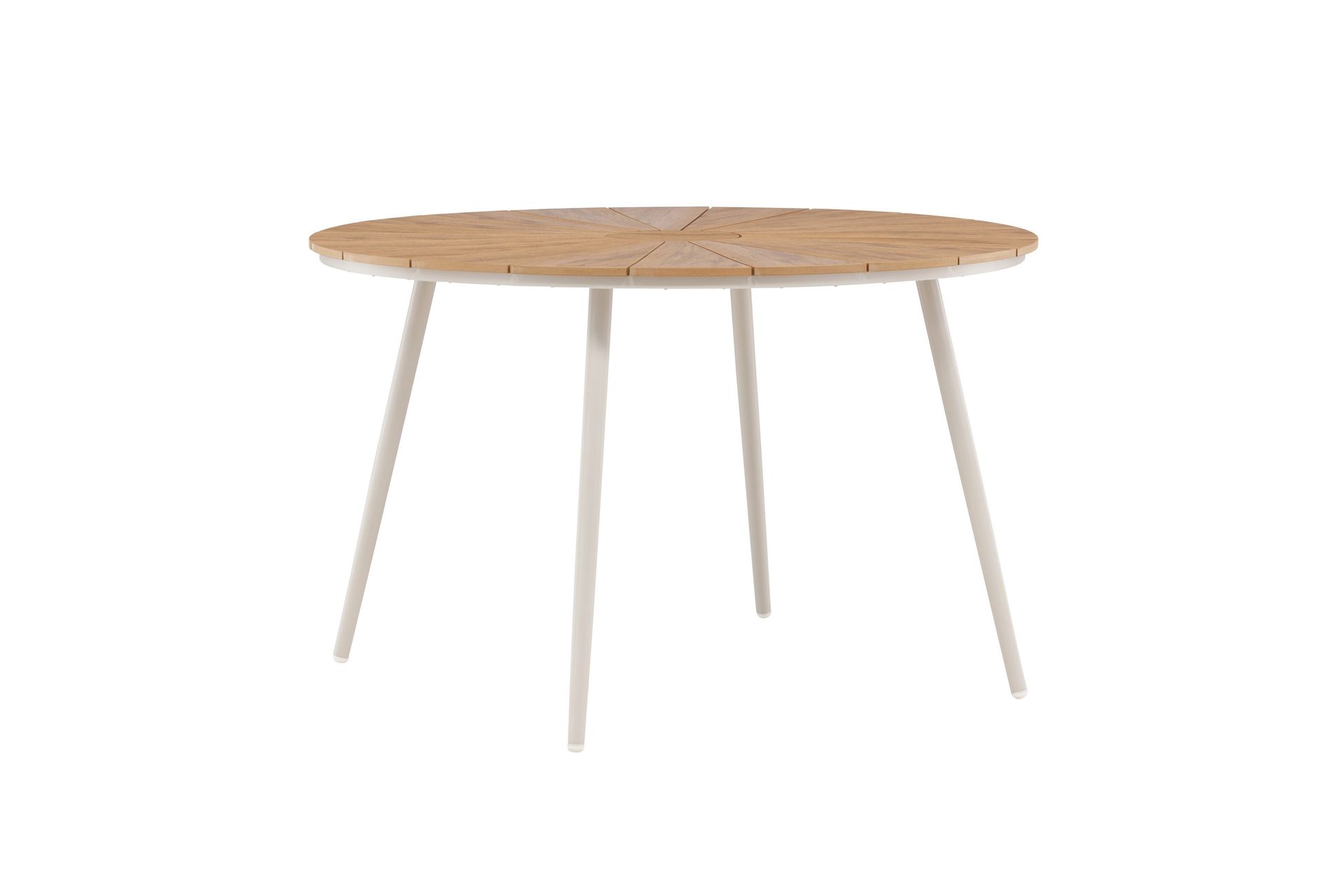 San Vito Ruokapöytä Ulkokäyttöön 120 cm - Beige - Puutarhakalusteet - Terassipöydät - Ruokapöytä terassille