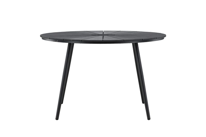 San Vito Ruokapöytä Ulkokäyttöön 120 cm - Musta - Puutarhakalusteet - Terassipöydät - Ruokapöytä terassille