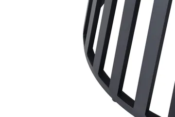 Sensi pyöreä ulkoruokapöytä 120 cm, metallia - Musta - Puutarhakalusteet - Terassipöydät - Ruokapöytä terassille