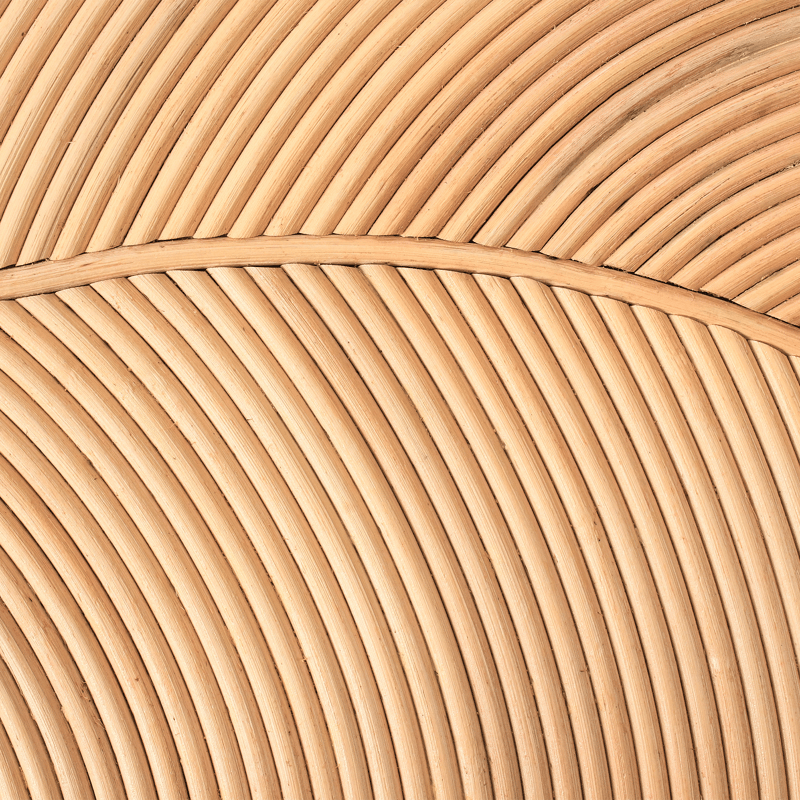 Setti 3 sohvapöytää ulos Paralia rottinki - Luonnonvärinen/beige - Puutarhakalusteet - Terassipöydät - Sohvapöytä ulos & loungepöytä