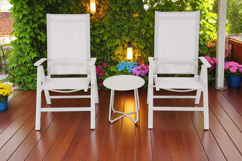 Seville Ulkosivupöytä Pyöreä Ø45 cm - Korallihiekka - Puutarhakalusteet - Terassipöydät - Sivupöydät ulos