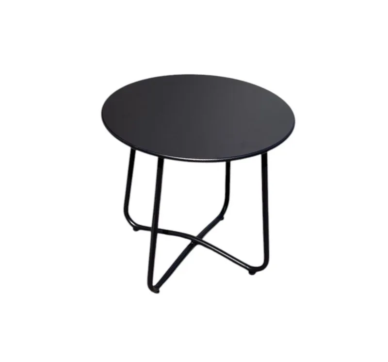 Seville Ulkosivupöytä Pyöreä Ø45 cm, Musta
