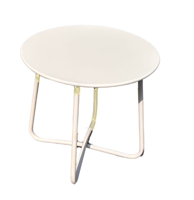 Seville Ulkosivupöytä Pyöreä Ø45 cm - Korallihiekka - Puutarhakalusteet - Terassipöydät - Sivupöydät ulos