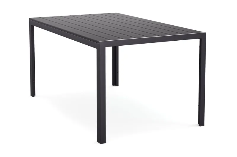 Siri Ruokapöytä 90x150 cm, Musta