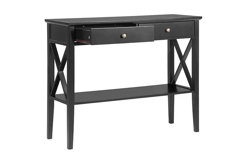 Apupöytä Faraco - Musta - Puutarhakalusteet - Terassipöydät - Sivupöydät ulos