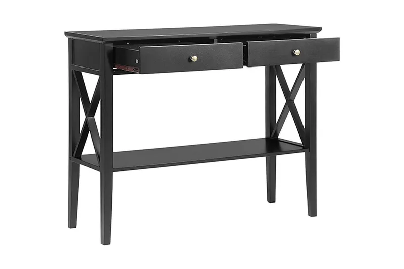 Apupöytä Faraco - Musta - Puutarhakalusteet - Terassipöydät - Sivupöydät ulos