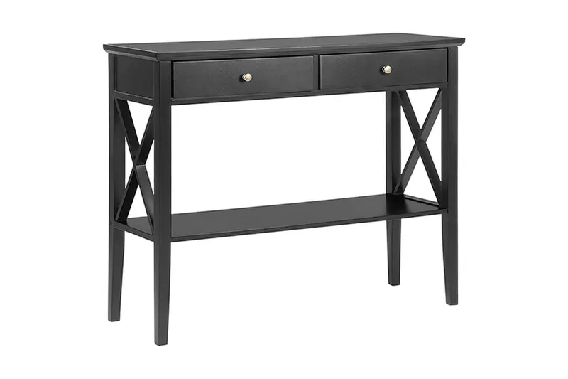 Apupöytä Faraco - Musta - Puutarhakalusteet - Terassipöydät - Sivupöydät ulos