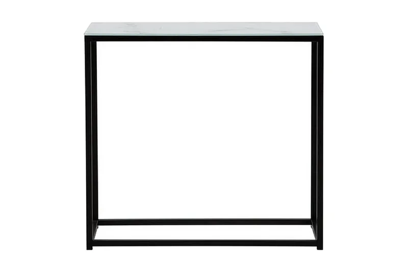 Apupöytä Heber Marmoriefekti, Valkoinen