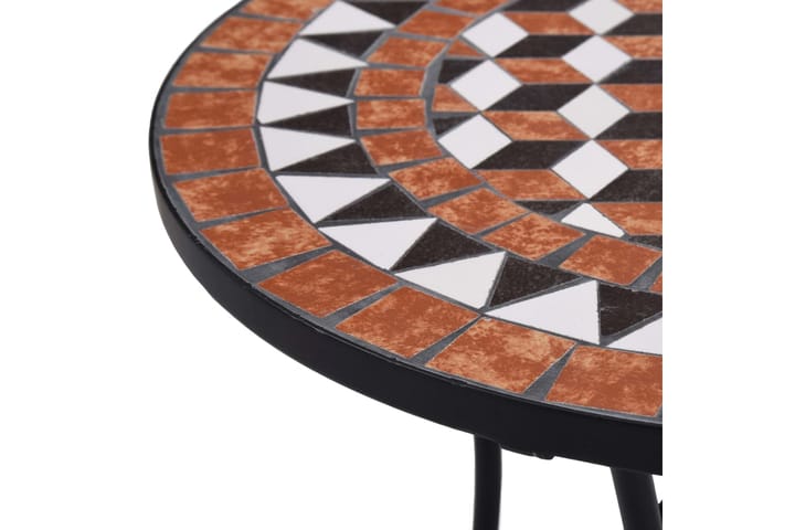 Mosaiikkibistropöytä ruskea 60 cm keramiikka - Ruskea - Sivupöydät ulos