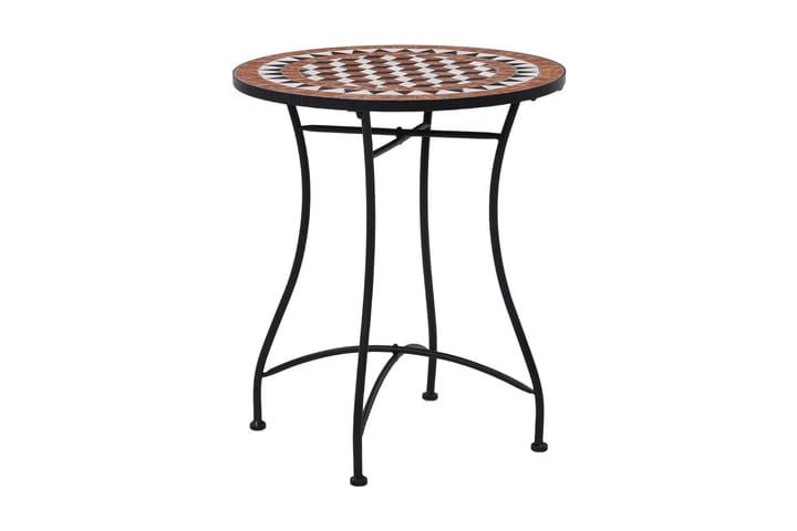 Mosaiikkibistropöytä ruskea 60 cm keramiikka - Ruskea - Sivupöydät ulos