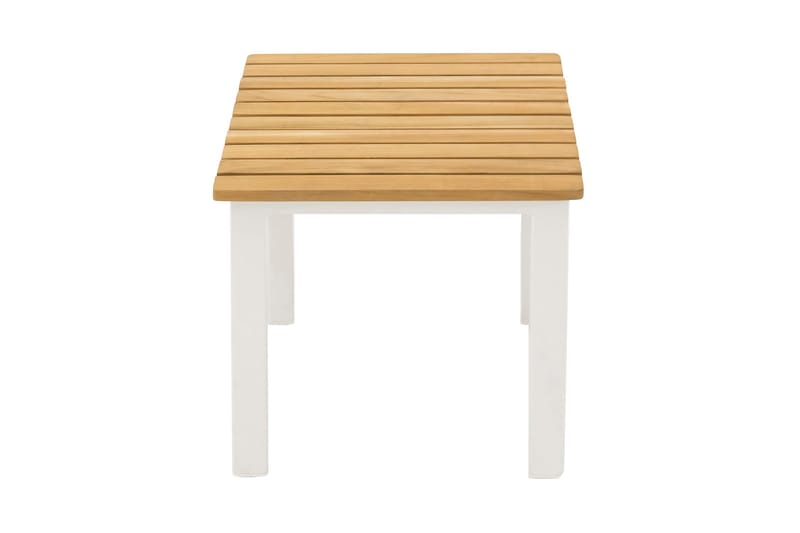 Sivupöytä Mexico 40 cm Tiikki, Valkoinen/Tiikki